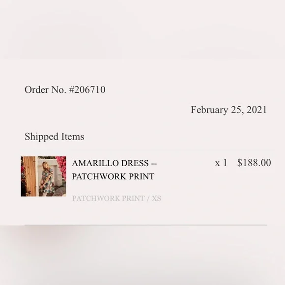 Doen Amarillo Dress in Patchwork Print - Picture 7 of 7